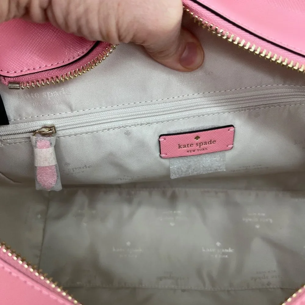 Kate Spade Staci Medium Tote Shoulder Bag Purse Pink